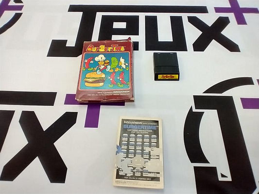INTELLIVISION BURGERTIME (COMPLETE IN BOX)