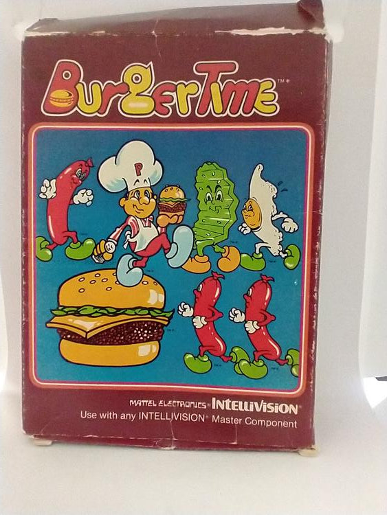 INTELLIVISION BURGERTIME (COMPLETE IN BOX) (usagé)