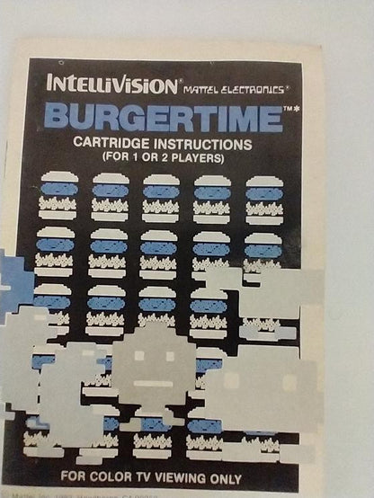 INTELLIVISION BURGERTIME (COMPLETE IN BOX) (usagé)