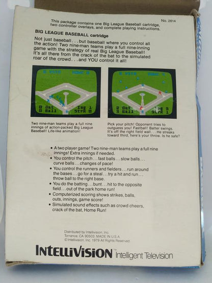 INTELLIVISION BASEBALL (COMPLETE IN BOX) (usagé)