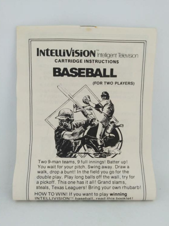 INTELLIVISION BASEBALL (COMPLETE IN BOX) (usagé)
