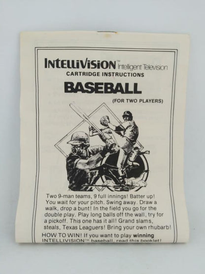INTELLIVISION BASEBALL (COMPLETE IN BOX) (usagé)