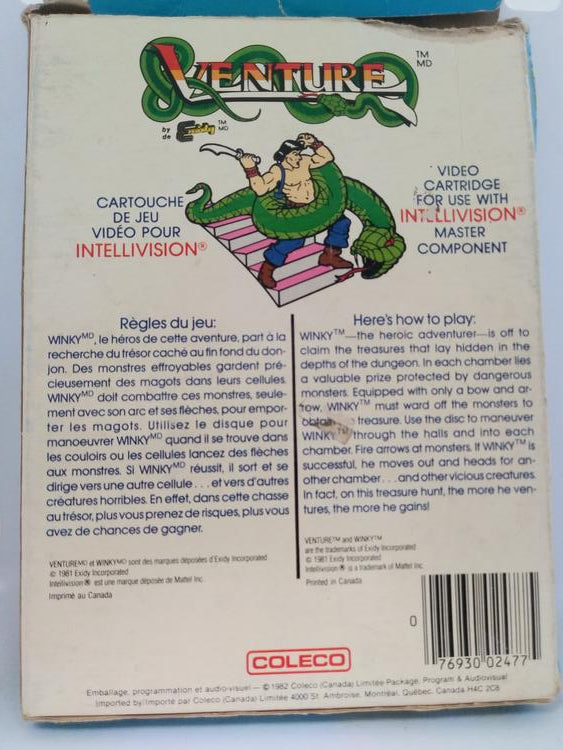 INTELLIVISION VENTURE (WITH BOX)