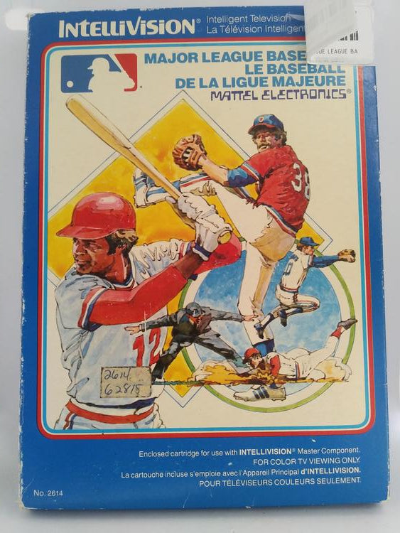 INTELLIVISION MAJOR LEAGUE BASEBALL (COMPLETE IN BOX)