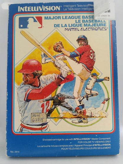 INTELLIVISION MAJOR LEAGUE BASEBALL (COMPLETE IN BOX)