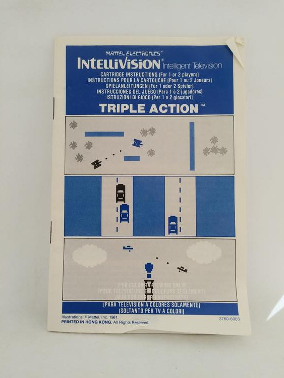INTELLIVISION TRIPLE ACTION (WITH BOX)