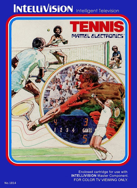 INTELLIVISION TENNIS (COMPLETE IN BOX)