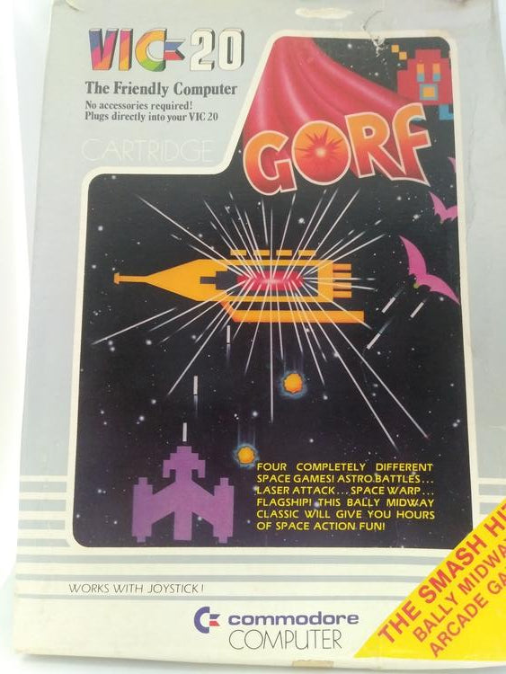 COMMODORE VIC-20 GORF (WITH BOX) (usagé)