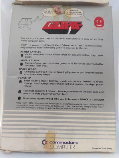 COMMODORE VIC-20 GORF (WITH BOX) (usagé)