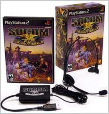 SOCOM US NAVY SEALS HEADSET BUNDLE (COMPLETE IN BOX)