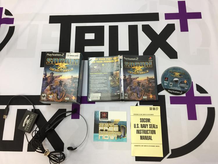 SOCOM US NAVY SEALS HEADSET BUNDLE (COMPLETE IN BOX)