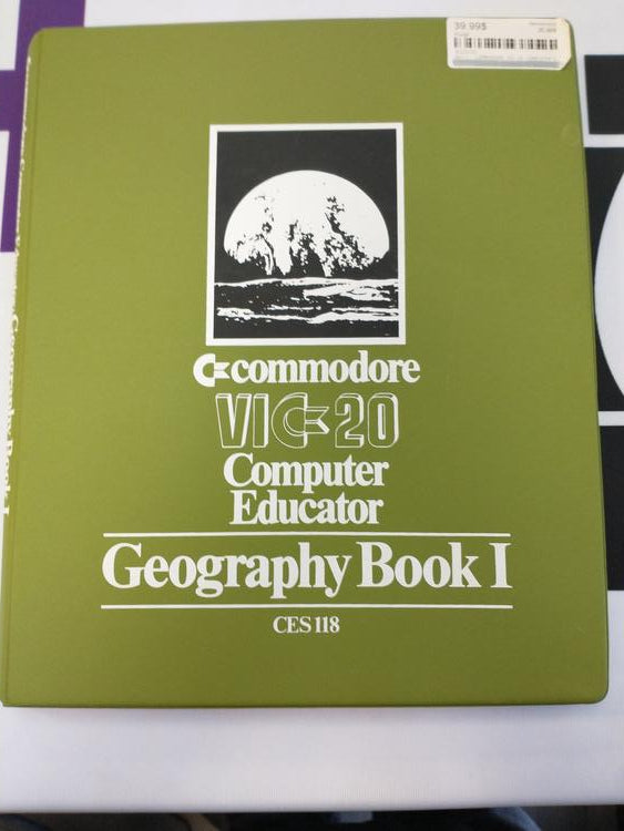 COMMODORE VIC-20 COMPUTER EDUCATOR GEOGRAPHY BOOK 1 (6 CASSETTES)