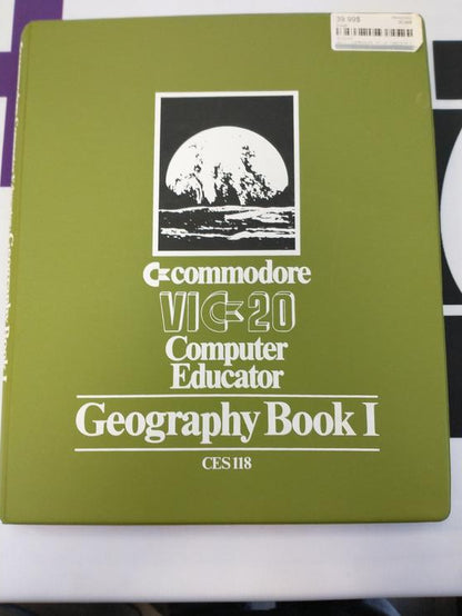 COMMODORE VIC-20 COMPUTER EDUCATOR GEOGRAPHY BOOK 1 (6 CASSETTES)