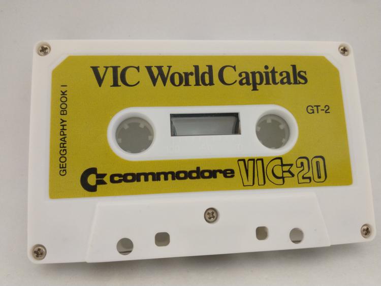 COMMODORE VIC-20 COMPUTER EDUCATOR GEOGRAPHY BOOK 1 (6 CASSETTES)