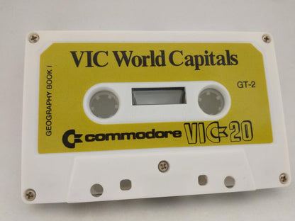 COMMODORE VIC-20 COMPUTER EDUCATOR GEOGRAPHY BOOK 1 (6 CASSETTES)