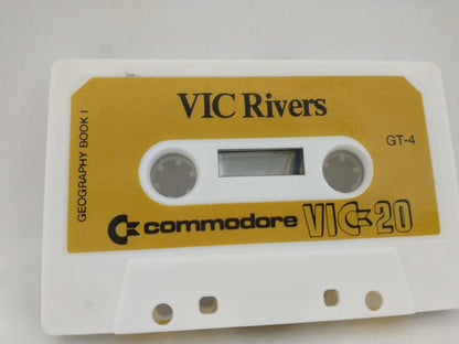 COMMODORE VIC-20 COMPUTER EDUCATOR GEOGRAPHY BOOK 1 (6 CASSETTES)