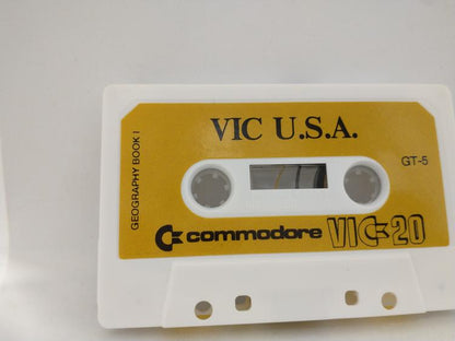 COMMODORE VIC-20 COMPUTER EDUCATOR GEOGRAPHY BOOK 1 (6 CASSETTES)