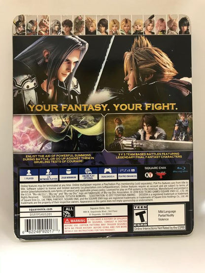 FINAL FANTASY DISSIDIA NT STEELBOOK BRAWLER EDITION