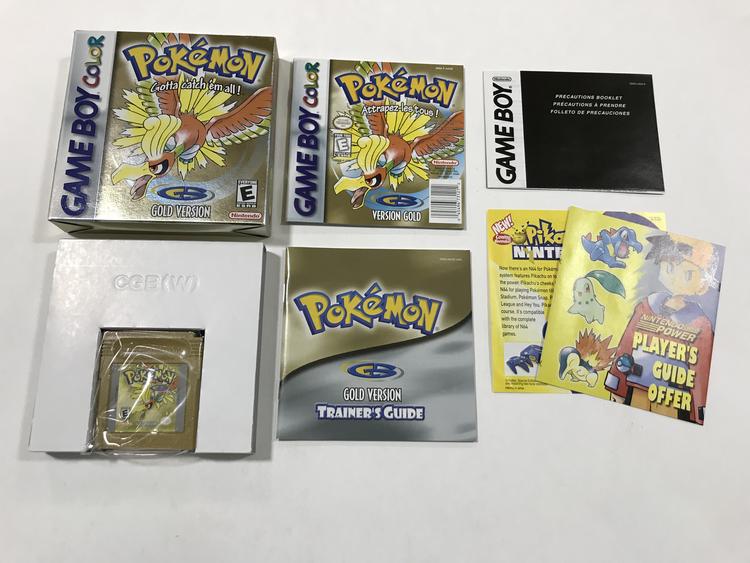 POKEMON GOLD (COMPLETE IN BOX)