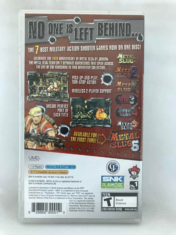METAL SLUG ANTHOLOGY (COMPLETE IN BOX)