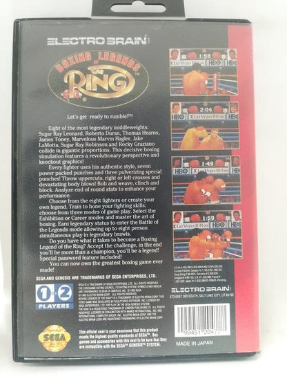 BOXING LEGENDS OF THE RING (COMPLETE IN BOX)