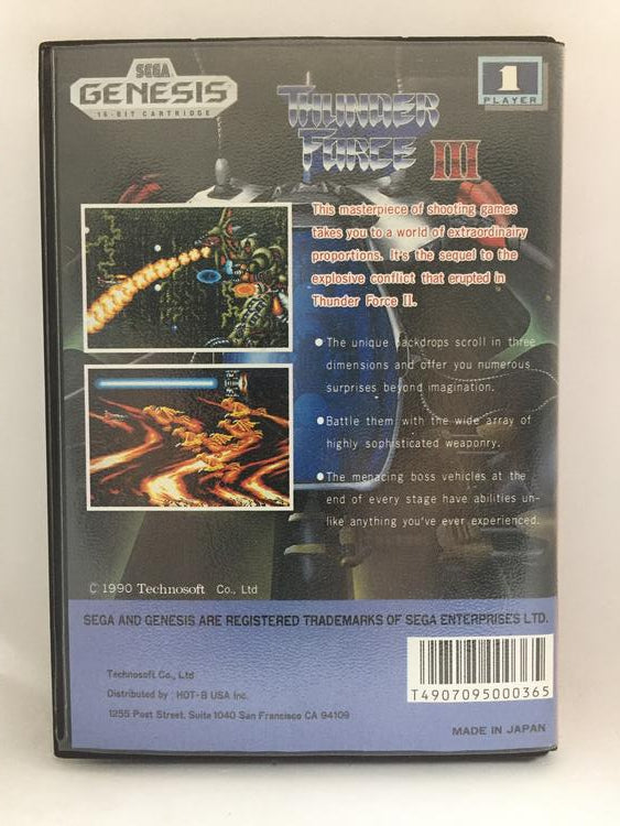 THUNDER FORCE III (COMPLETE IN BOX)