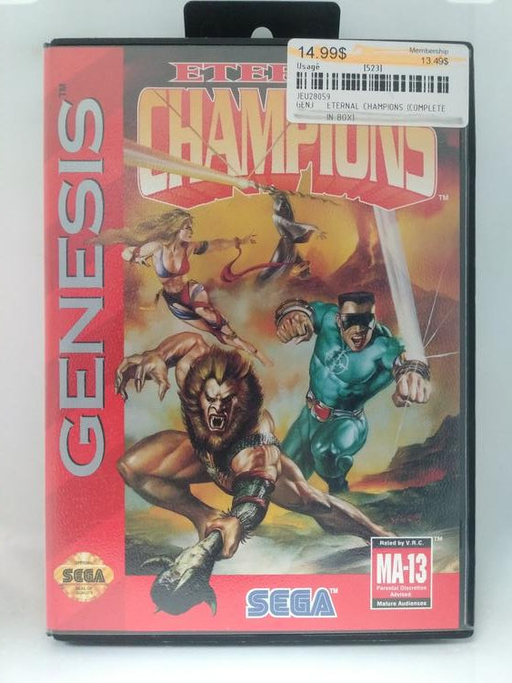 ETERNAL CHAMPIONS (COMPLETE IN BOX) (usagé)