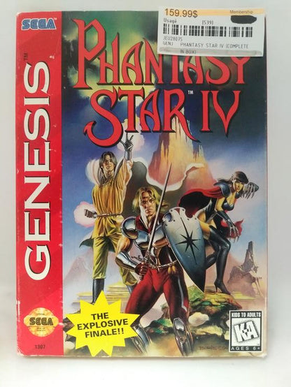 PHANTASY STAR IV (COMPLETE IN BOX) (usagé)