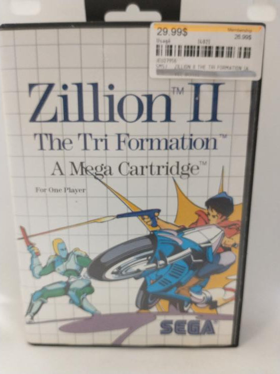 ZILLION II THE TRI FORMATION (WITH BOX)