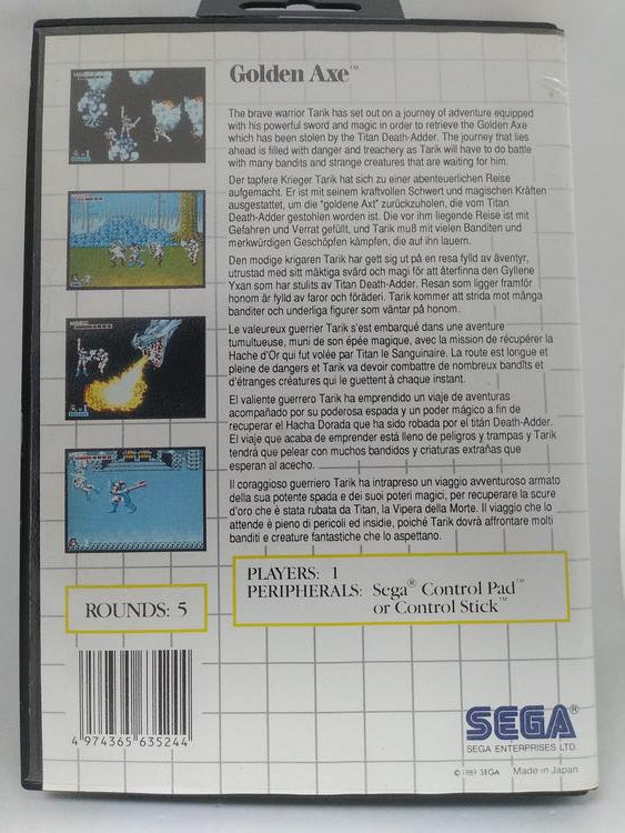 GOLDEN AXE (WITH BOX)