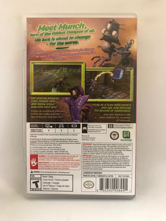 ODDWORLD MUNCHS ODDYSEE