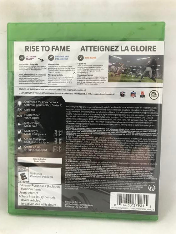 MADDEN NFL 21 (usagé)