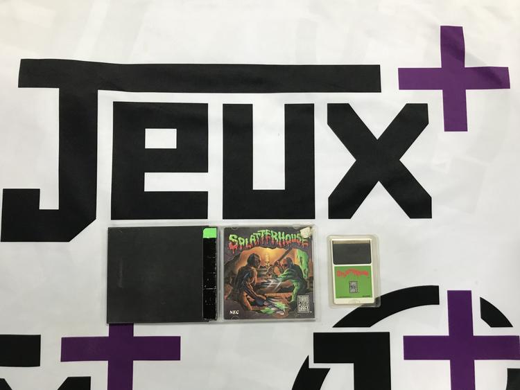TURBOGRAFX-16 SPLATTERHOUSE (GAME AND MANUAL) (usagé)