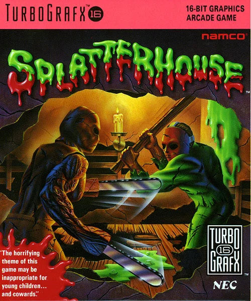 TURBOGRAFX-16 SPLATTERHOUSE