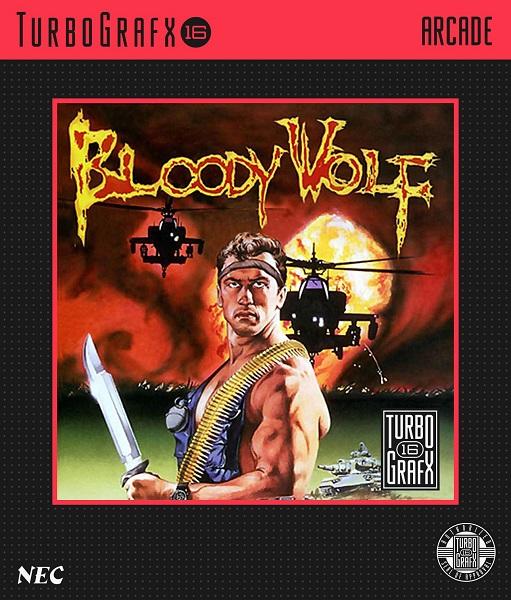 TURBOGRAFX-16 BLOODY WOLF (COMPLETE IN BOX) (usagé)