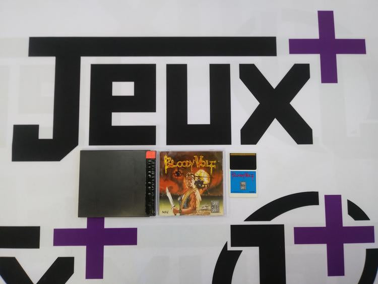 TURBOGRAFX-16 BLOODY WOLF (COMPLETE IN BOX)