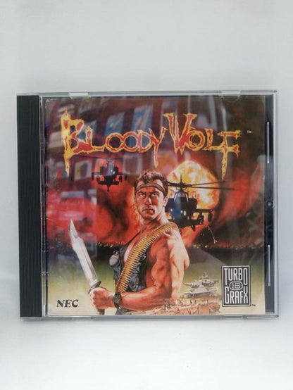 TURBOGRAFX-16 BLOODY WOLF (COMPLETE IN BOX) (usagé)