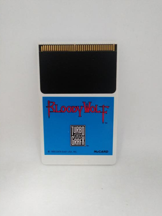 TURBOGRAFX-16 BLOODY WOLF (COMPLETE IN BOX)