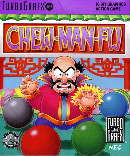 TURBOGRAFX-16 CHEW MAN FU (COMPLETE IN BOX)