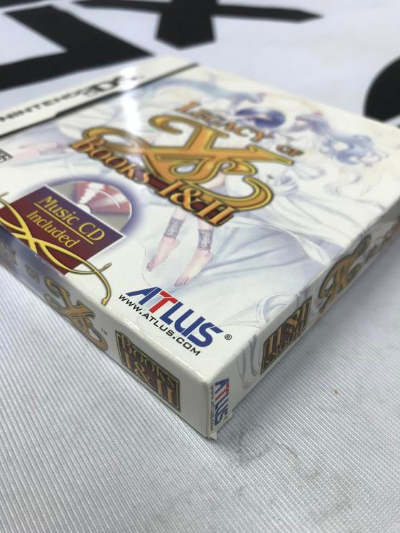 LEGACY OF YS BOOKS I & II SOUNDTRACK BUNDLE (BRAND NEW / SEALED)