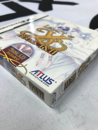 LEGACY OF YS BOOKS I & II SOUNDTRACK BUNDLE (BRAND NEW / SEALED)