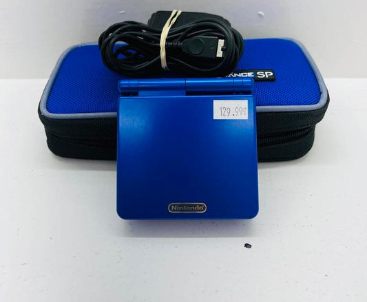 GAMEBOY ADVANCE SP COBALT + CASE (AGS-001) (used)