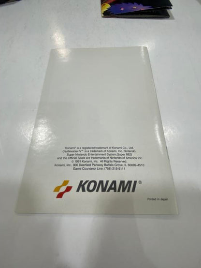 SUPER CASTLEVANIA IV (COMPLETE IN BOX)