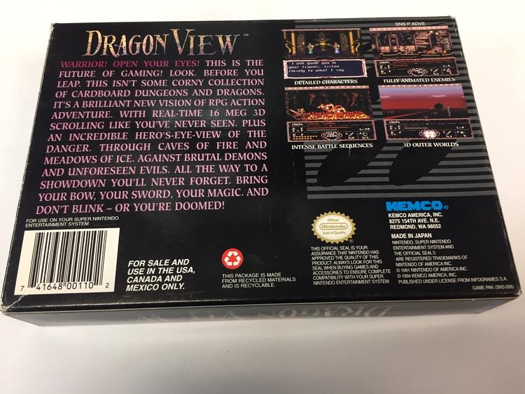 DRAGON VIEW (WITH BOX)