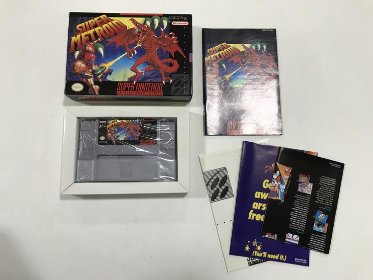 SUPER METROID (COMPLETE IN BOX) (usagé)