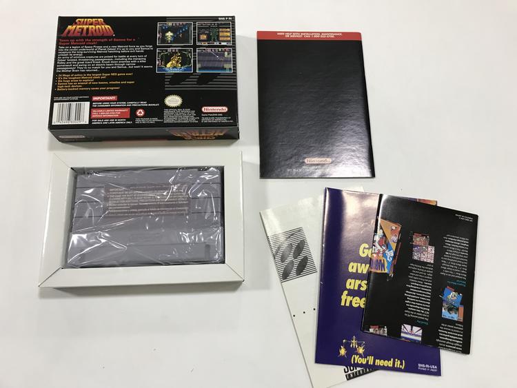 SUPER METROID (COMPLETE IN BOX)