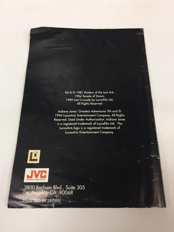 INDIANA JONES' GREATEST ADVENTURES (COMPLETE IN BOX)