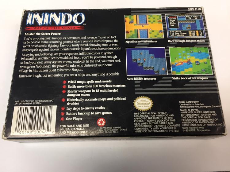 ININDO (COMPLETE IN BOX)