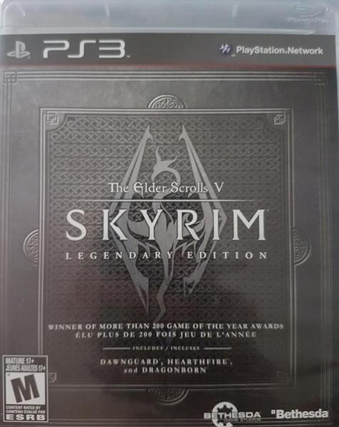 THE ELDER SCROLLS V SKYRIM LEGENDARY EDITION FRENCH ONLY (COMPLETE IN BOX)