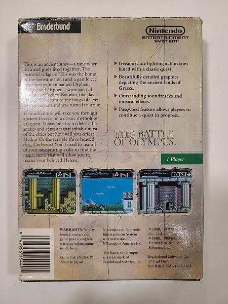 BATTLE OF OLYMPUS (COMPLETE IN BOX)